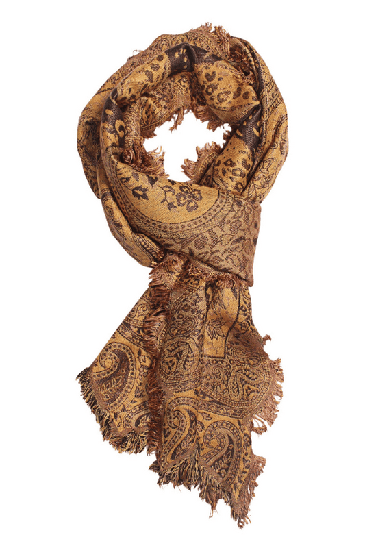 Timeless Elegance Paisley Jacquard Scarf