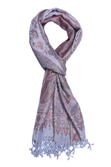 Ethereal Blooms Paisley Jacquard Scarf