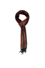 Enchanting Foliage Jacquard Scarf