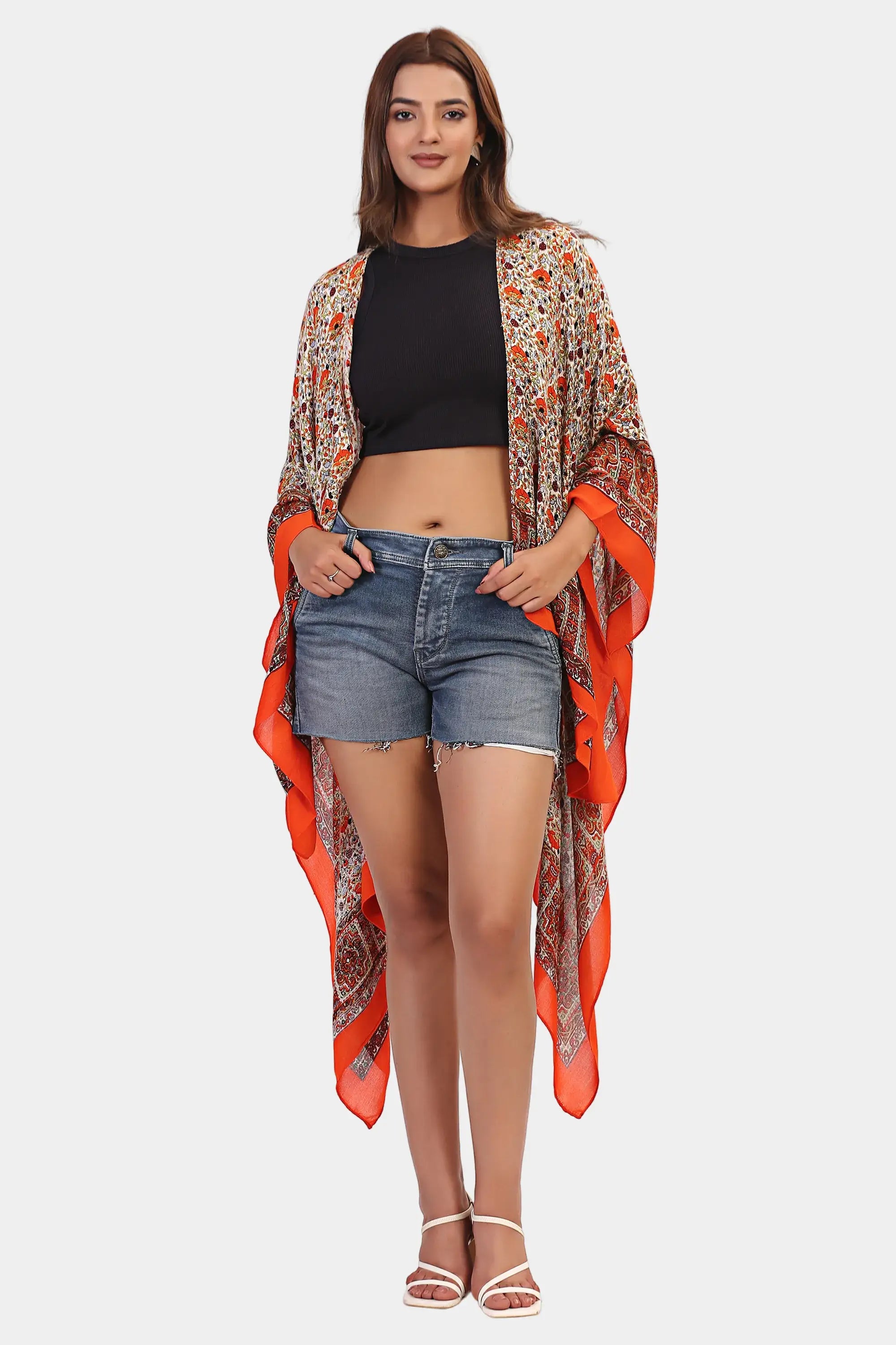 Tapestry Print Kimono