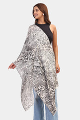 Modern Abstract Printed Bliss Scarf