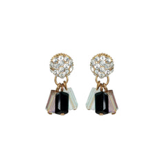 Earrings Multihued Gemstone Elegance