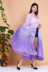 Ombre Tiered Sheer Kimono