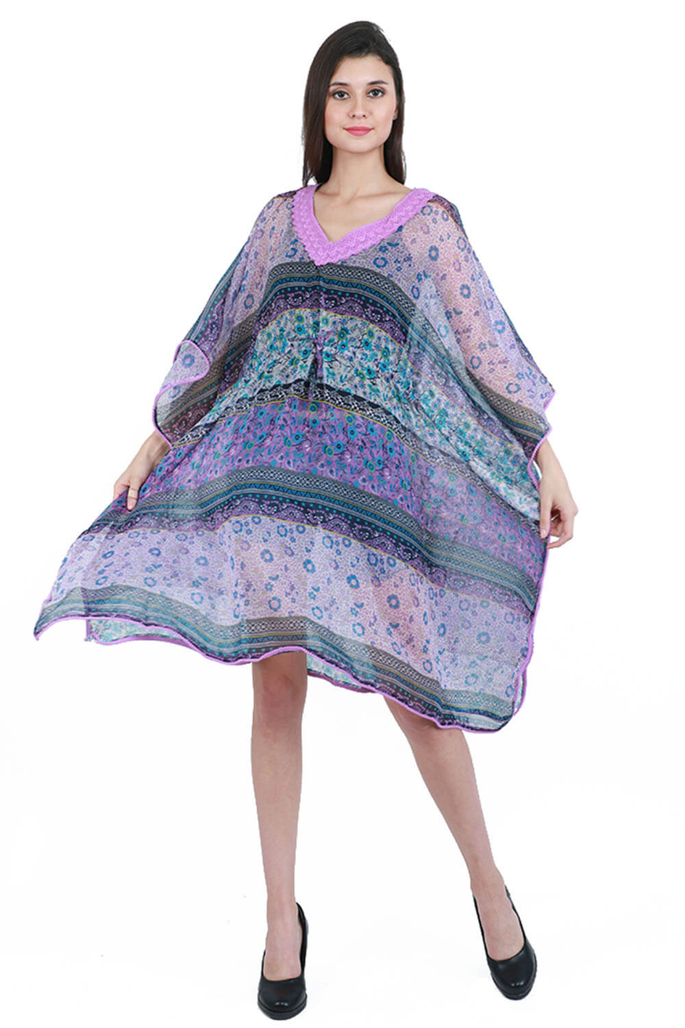 Chic Pattern Beach Kaftan