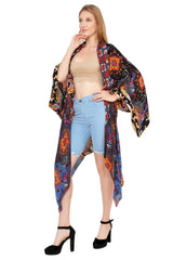 Mix Print Kimono