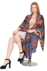 Mix Print Kimono