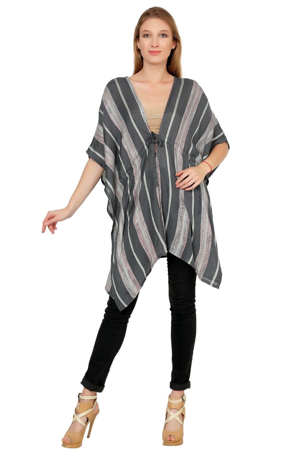 Chic Front Tie Kimono