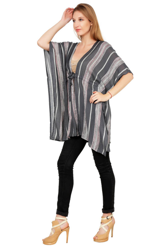 Chic Front Tie Kimono