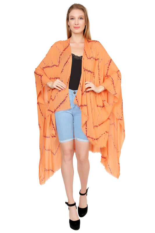 Orange Dreams Front Open Kimono