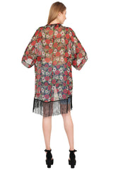 Flower Fantasy Front Open Kimono