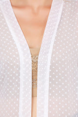 Resort Ready Swiss Dot Kimono