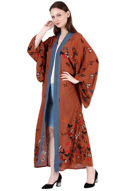 Boho Oasis Full-Length Kimono