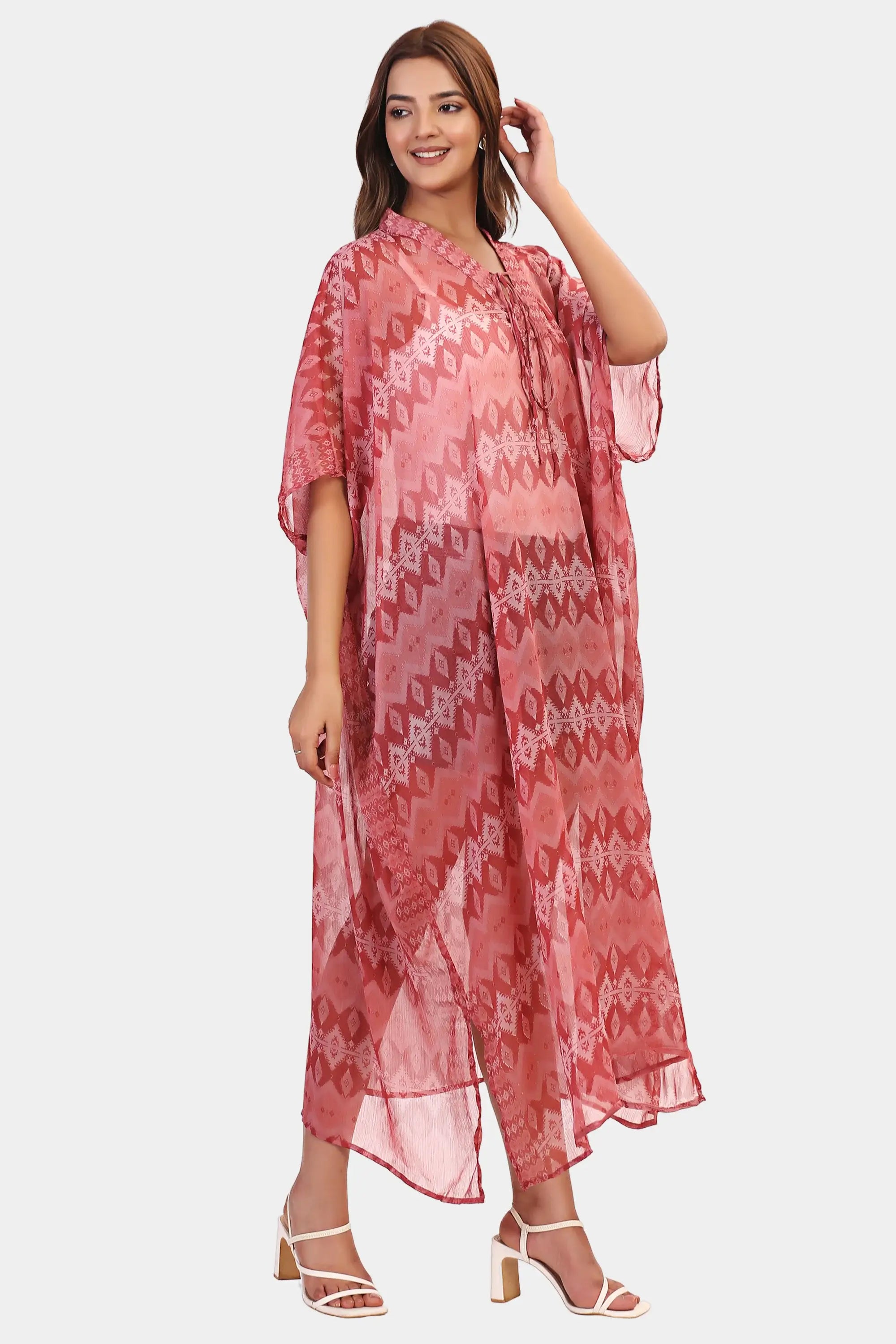 Airy Summer Caftan Swimwear Cover Ups 