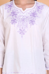 Royal Radiance Embroided Top