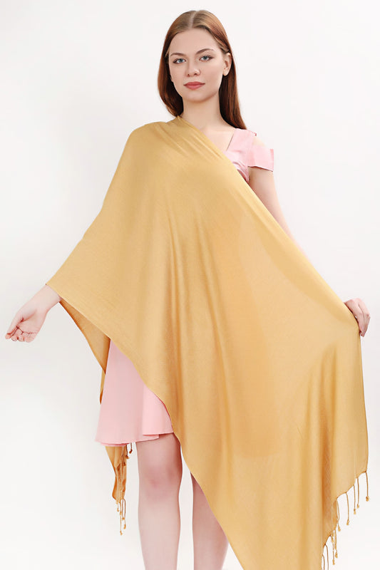 Women scarf shawl Beige sun protection casual