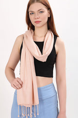 Women scarf shawl beige sun protection casual