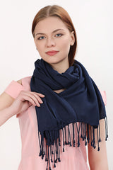 Women scarf shawl Blue sun protection casual