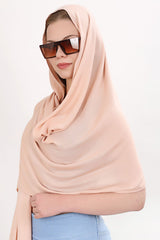 Women scarf shawl beige sun protection casual